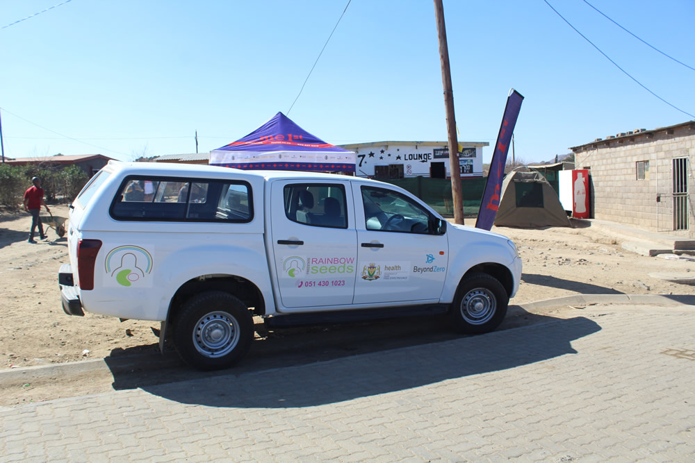 Community door-to-door outreach against gender-based violence